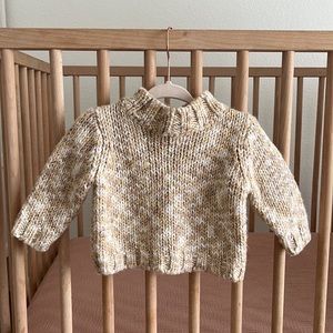 Vintage Old Navy (2002) | wool blend chunky knit mock neck sweater